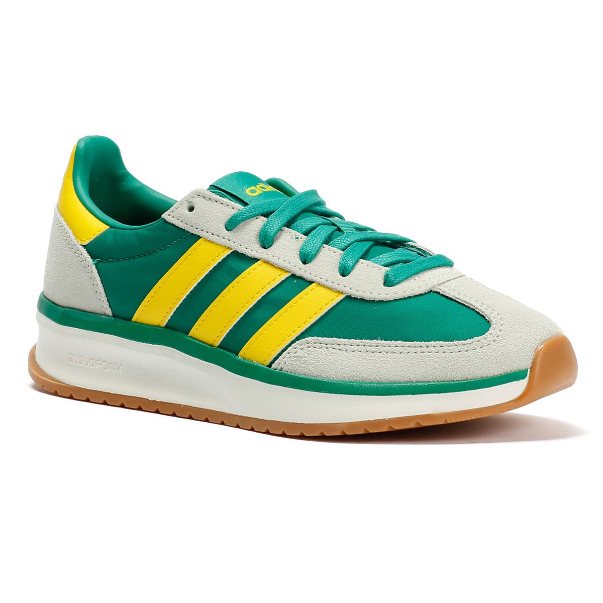 Adidas Run 70s 2.0 Women's Court Green/ Yellow Sneakers