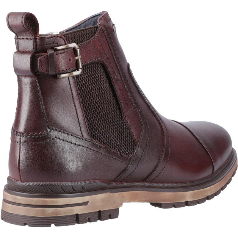 Pod Apollo Leather/Textile Men's Dark Brown Boots