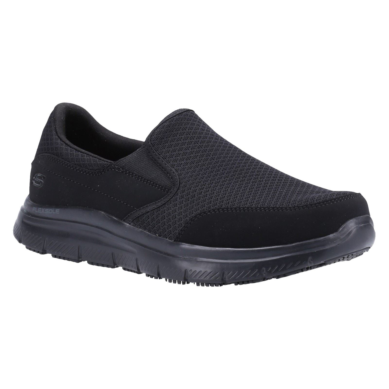 Skechers Workwear McAllen Wide Textile Men's Black Safety Sneakers