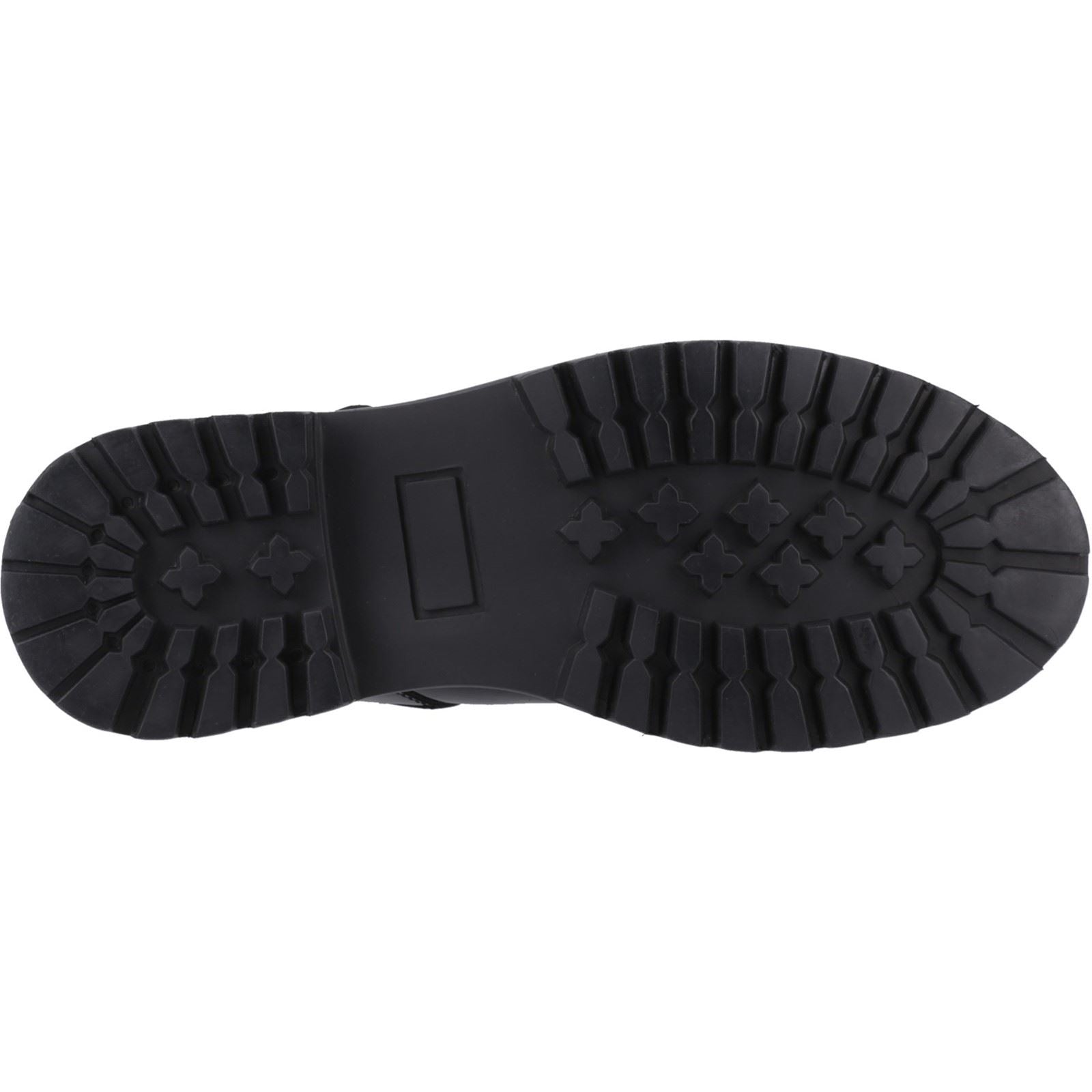 Hush Puppies Aurora Patent Senior Leather Girls's Black Shoes