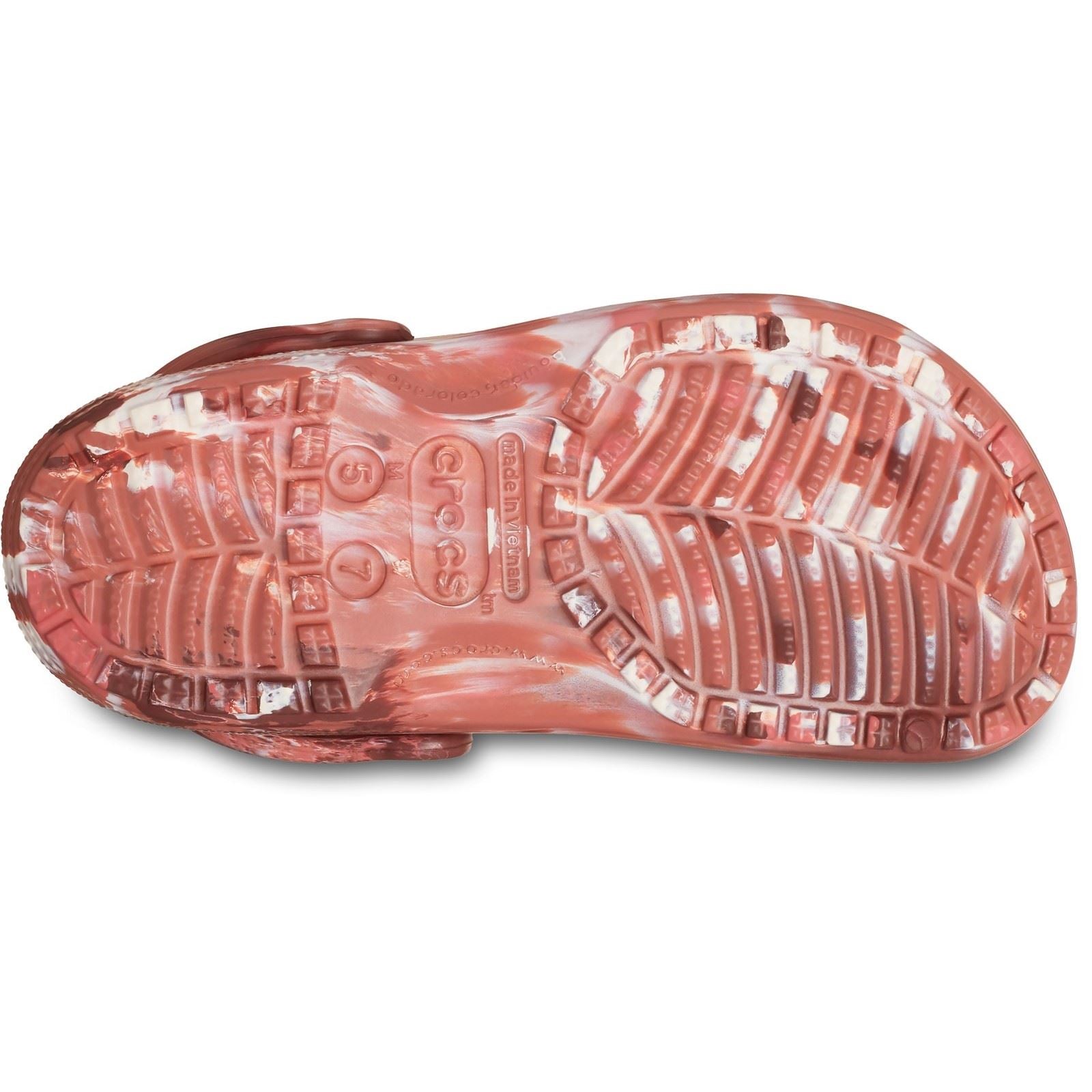 Crocs Marble Synthetic Dark Clay/Multi Clogs