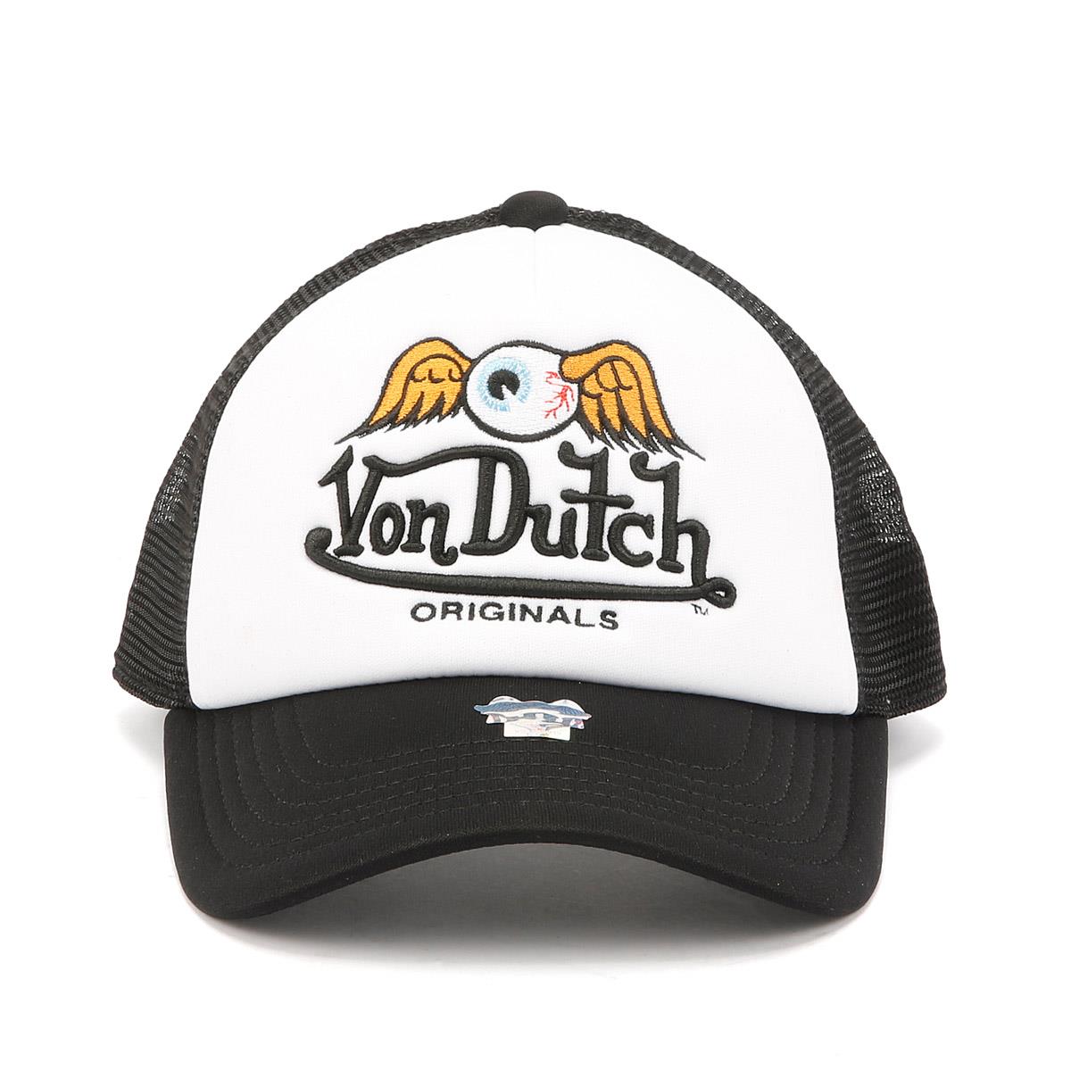 Von Dutch Trucker Boston Cotton White / Black Caps