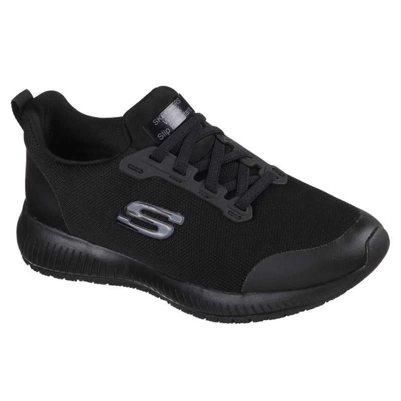 Skechers Workwear Squad SR Textile Women's Black Safety Sneakers