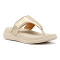 FitFlop F-Mode Go Adjustable Flatform Women's Platino Sandals