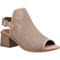Hush Puppies Louise Heeled Leather Women's Taupe Sandals