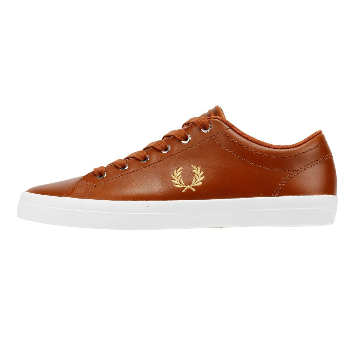 Fred Perry Baseline Leather Men's Tan/Champagne Sneakers