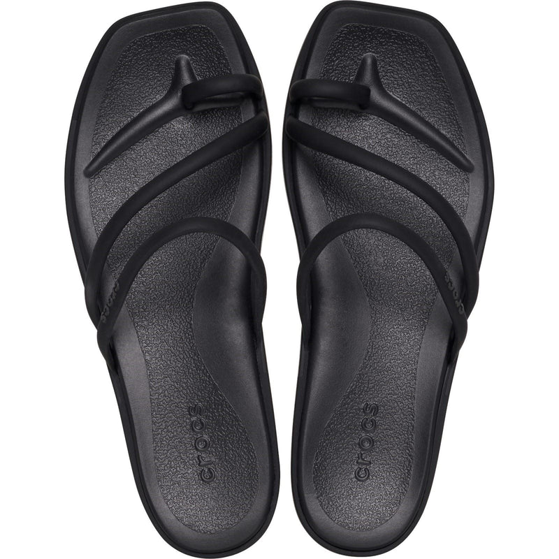 Crocs Miami Toe Loop Sandal Women's Black Sandals