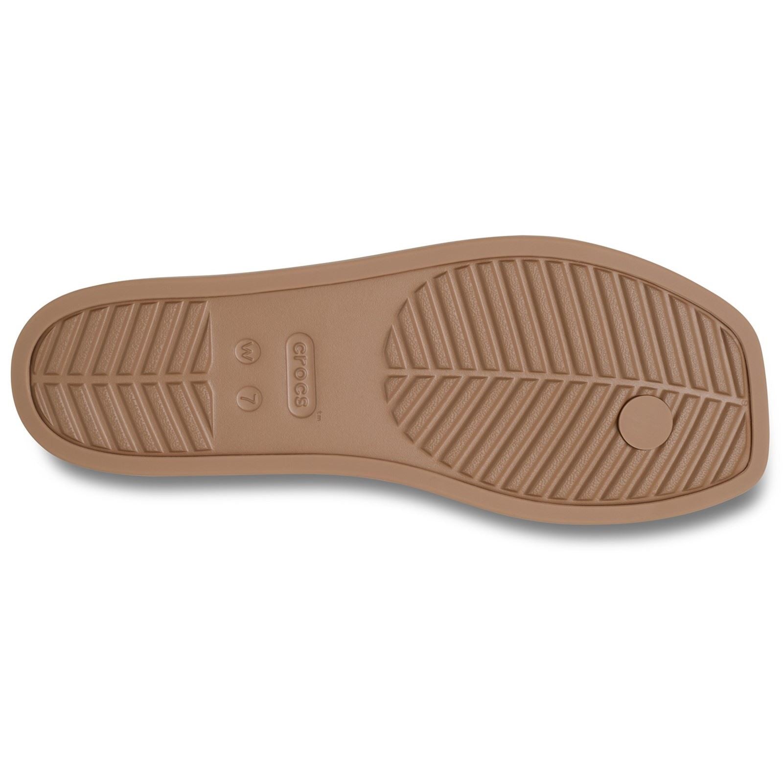 Crocs Miami EVA Women's Milk Chocolate Flip Flops