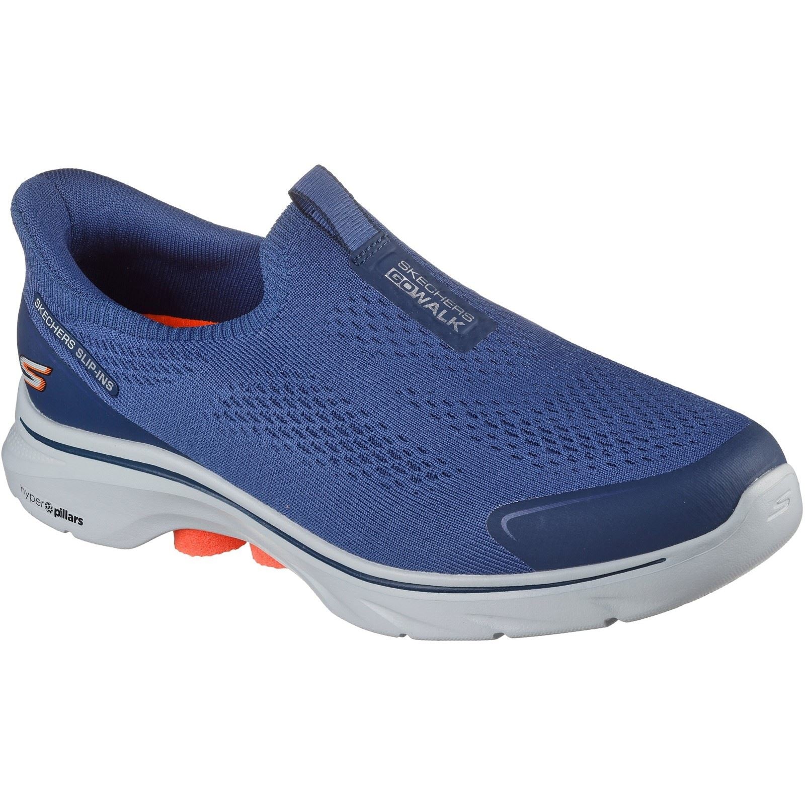Skechers GO WALK 7 Easy On Evolution Textile Men's Navy Sneakers