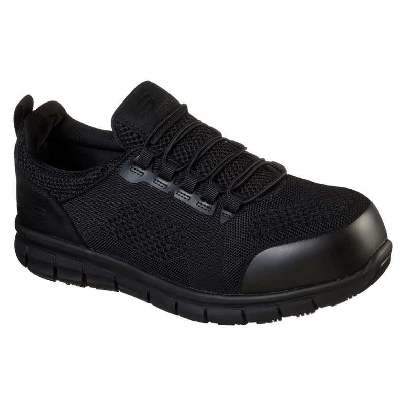 Skechers Workwear Synergy Omat Men's Black Safety Sneakers