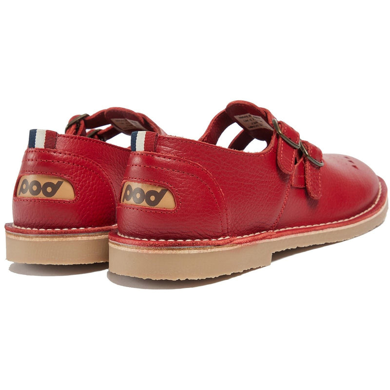 Pod Marley Leather Women's Red Shoes