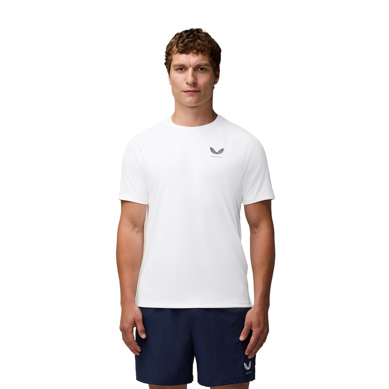 Castore Adapt Training T-Shirt Polyester Men's White Activewear T-Shirts