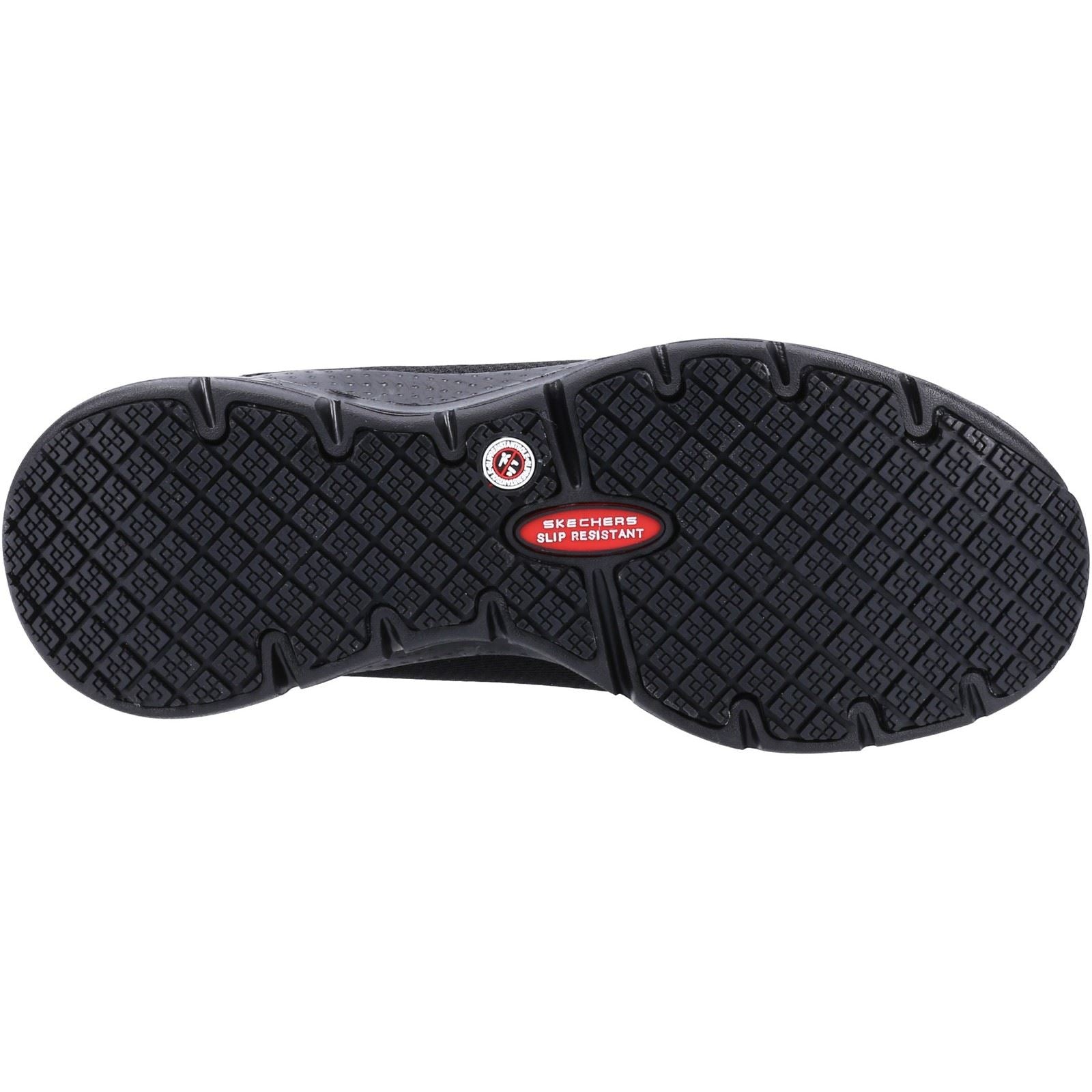 Skechers Workwear Arch Fit Sr Polyester Women's Black Safety Sneakers