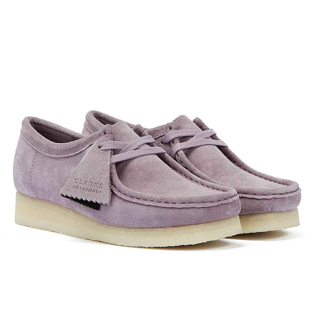 Clarks Originals Wallabee Suede Women's Mauve Comfort Shoes
