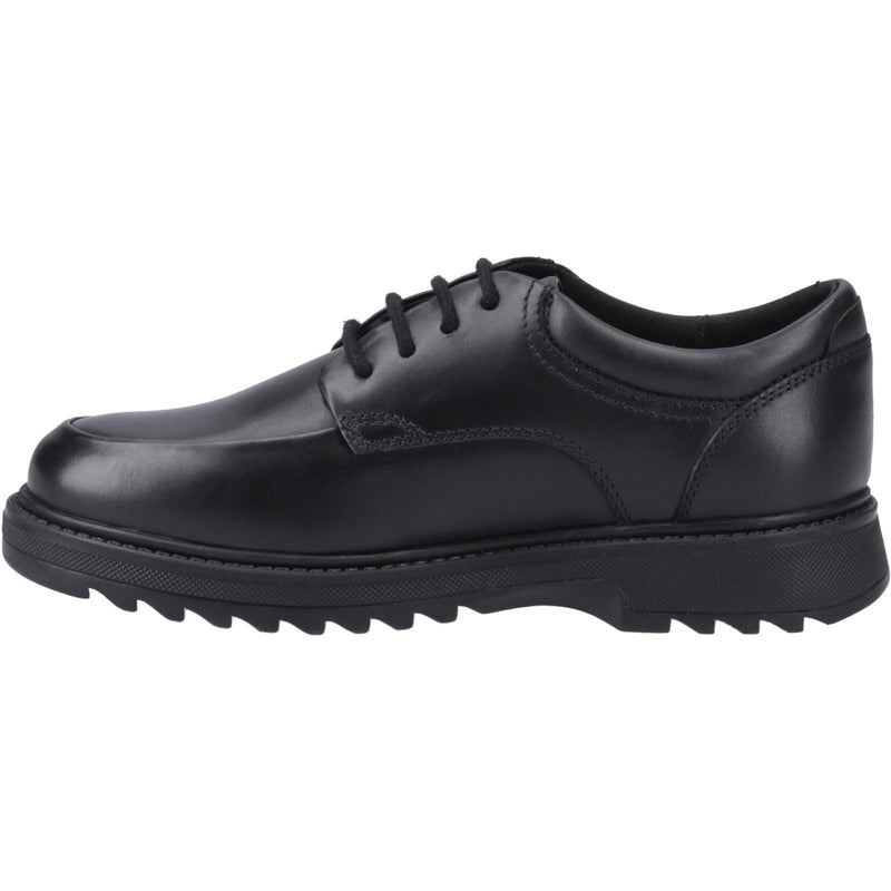 Hush Puppies Romeo Leather Boys's Black Shoes