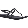 Crocs Miami Thong Flip Synthetic Women's Black Sandals