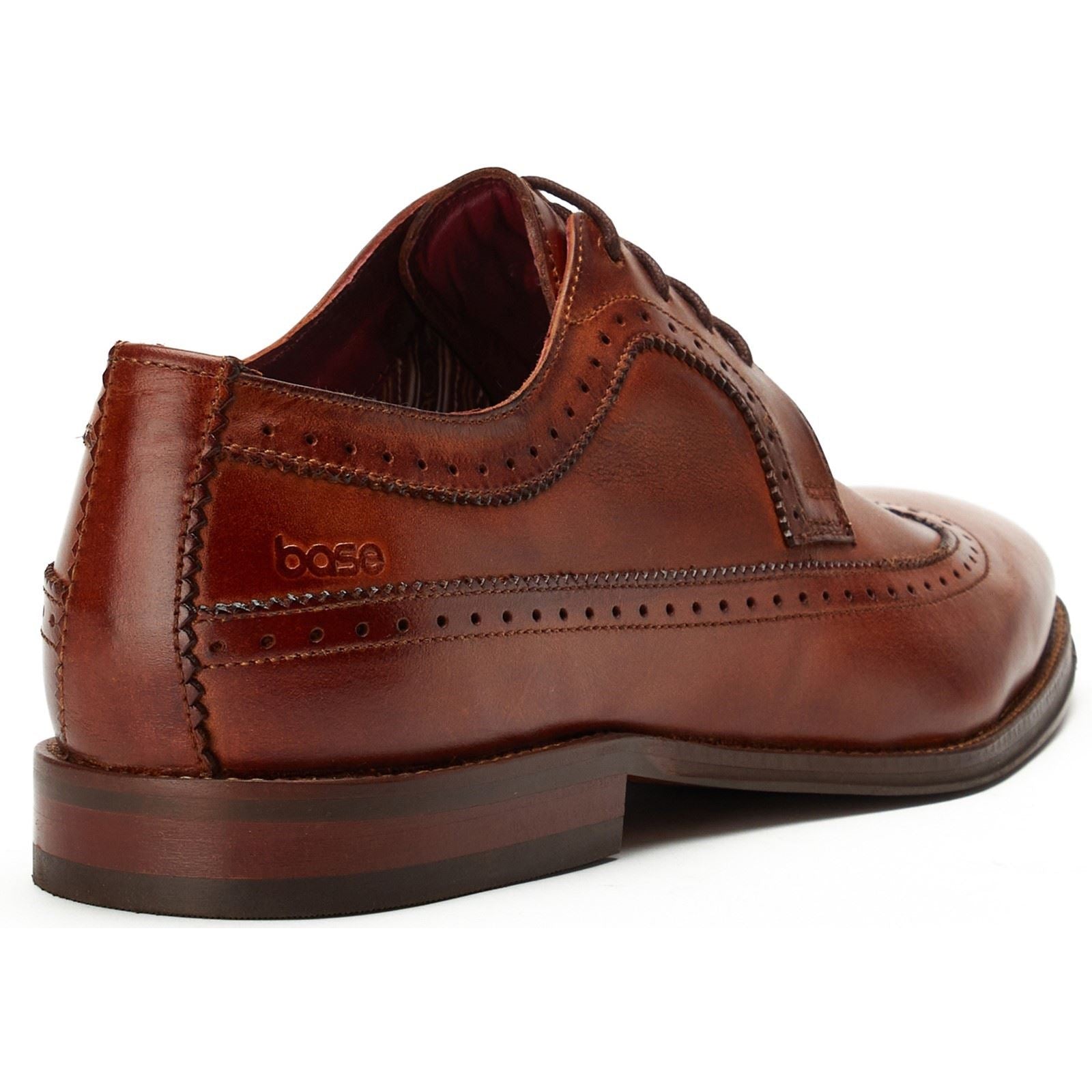 Base London Havisham Leather Men's Tan Derby Shoes