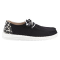 HEYDUDE Wendy Leopard Cotton Blend Women's Black/Leopard Loafers