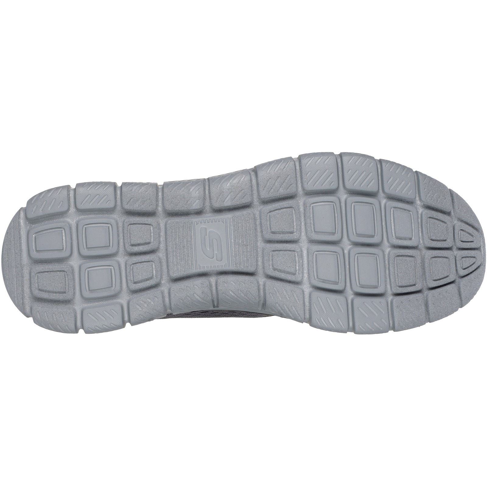 Skechers Track Leshur Synthetic Men's Charcoal/Orange Sneakers