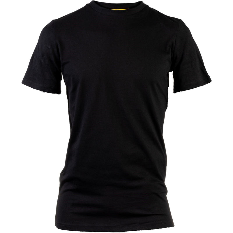Caterpillar Essentials Short-sleeve Cotton Men's Black T-Shirt