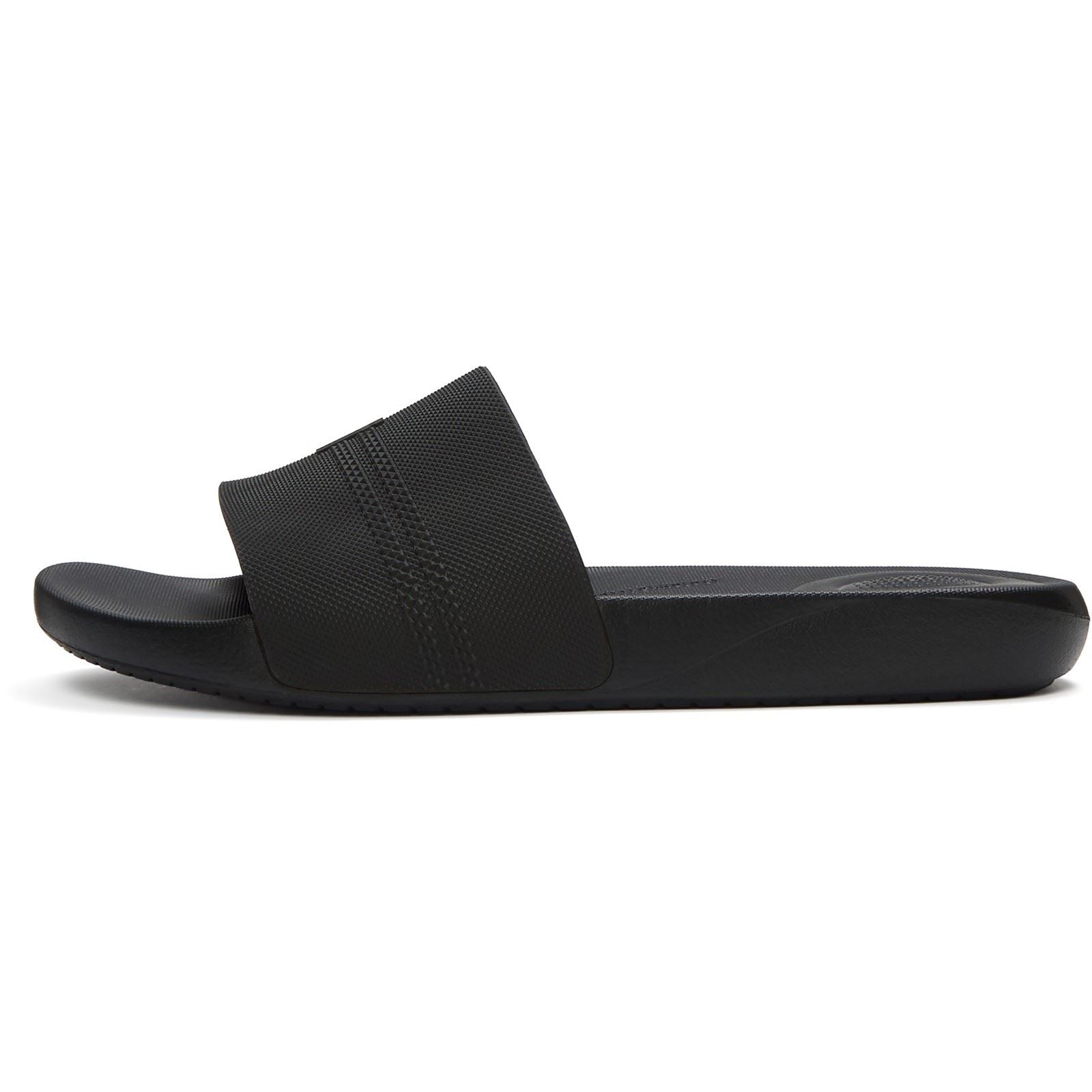 Fitflop iQushion Pool Slides Polyurethane Men's All Black Slides