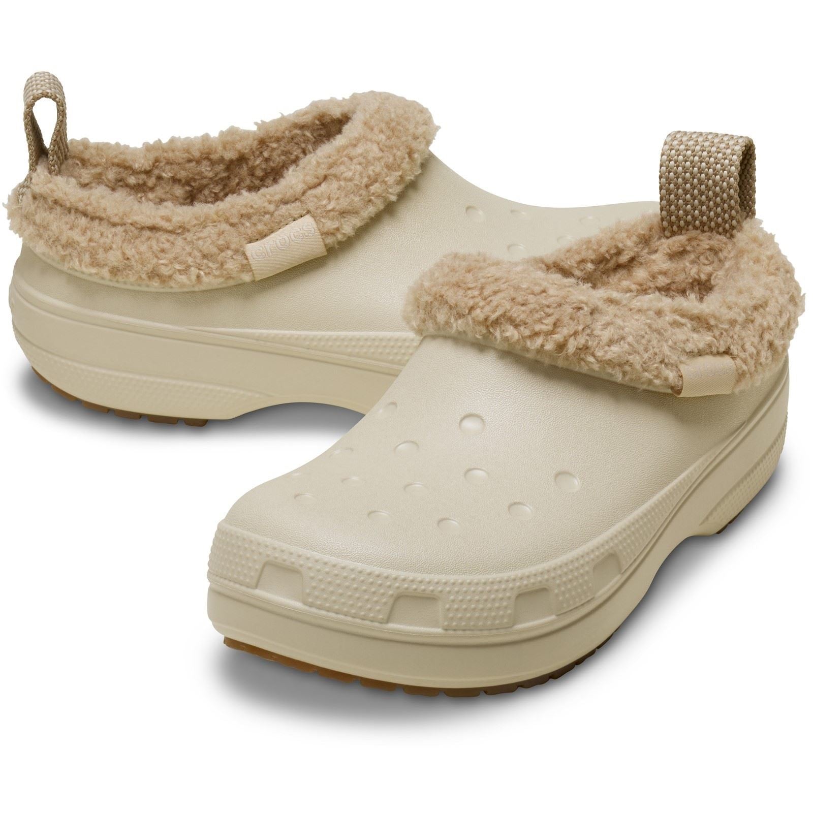 Crocs Classic Lined Shorty Thermoplastic Men's Sandstone Slippers