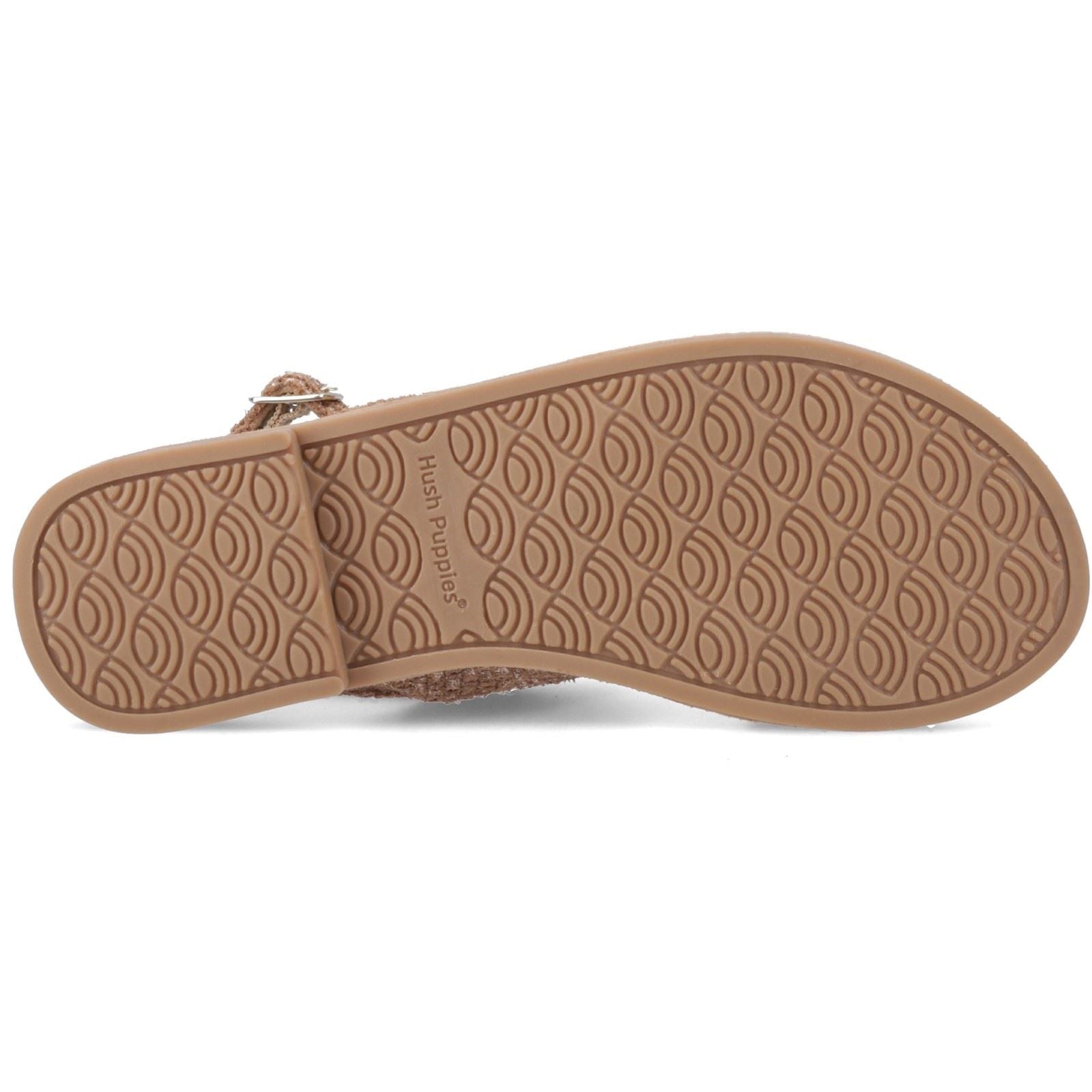 Hush Puppies Helene Sandal Leather Women's Bronze Standard Sandals