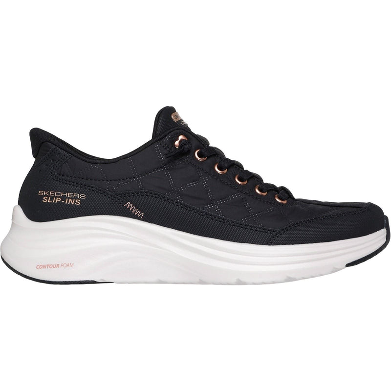 Skechers Contour Foam Golden Hour Textile Women's Black/Rose Gold Sneakers