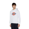 Dickies Icon Logo Polyester Unisex Adults White Hooded Sweatshirt