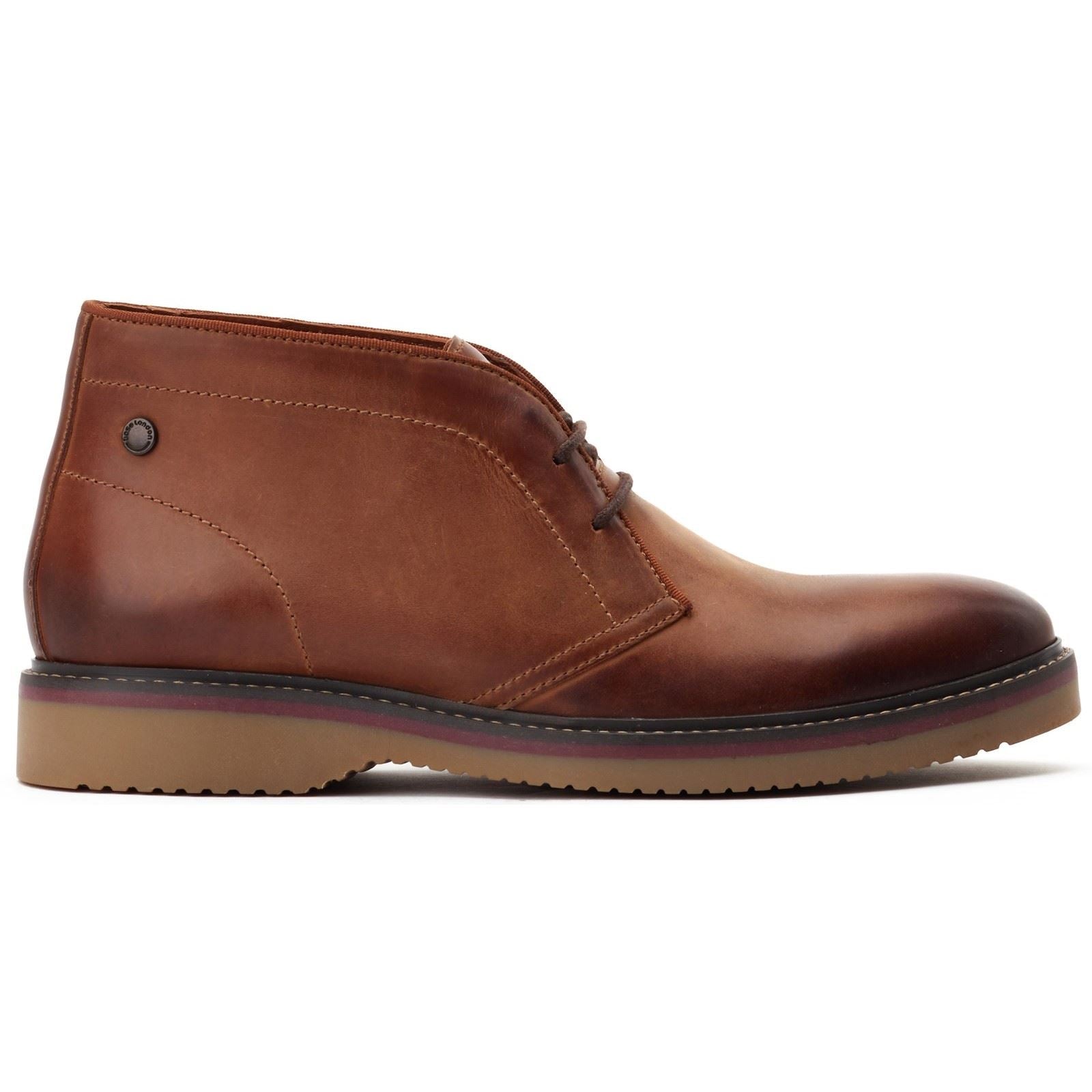 Base London Brody Leather Men's Burnt Tan Boots