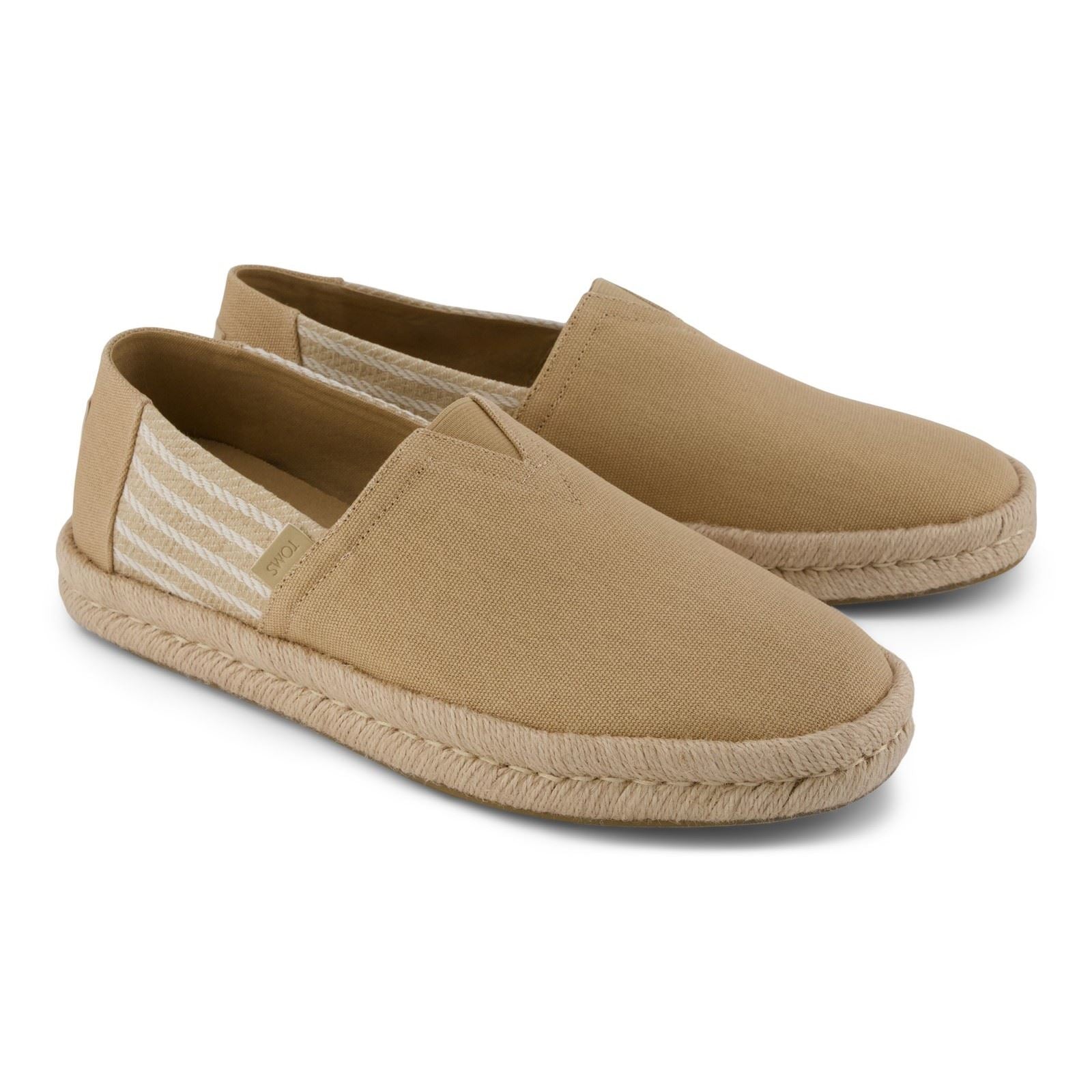 TOMS Alpargata Rope 2.0 Cotton Men's Oatmeal Slip-On Shoes