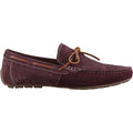 Hush Puppies Reuben Suede Men's Bordeaux Boat Shoes