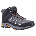 Cotswold Abbeydale Mid Softshell & PU Men's Grey/Orange Hiking Boots