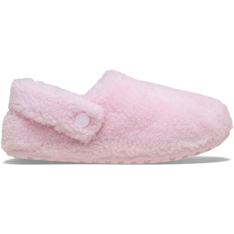 Crocs Classic Cozzzy Polyester Women's Pink Milk Slippers