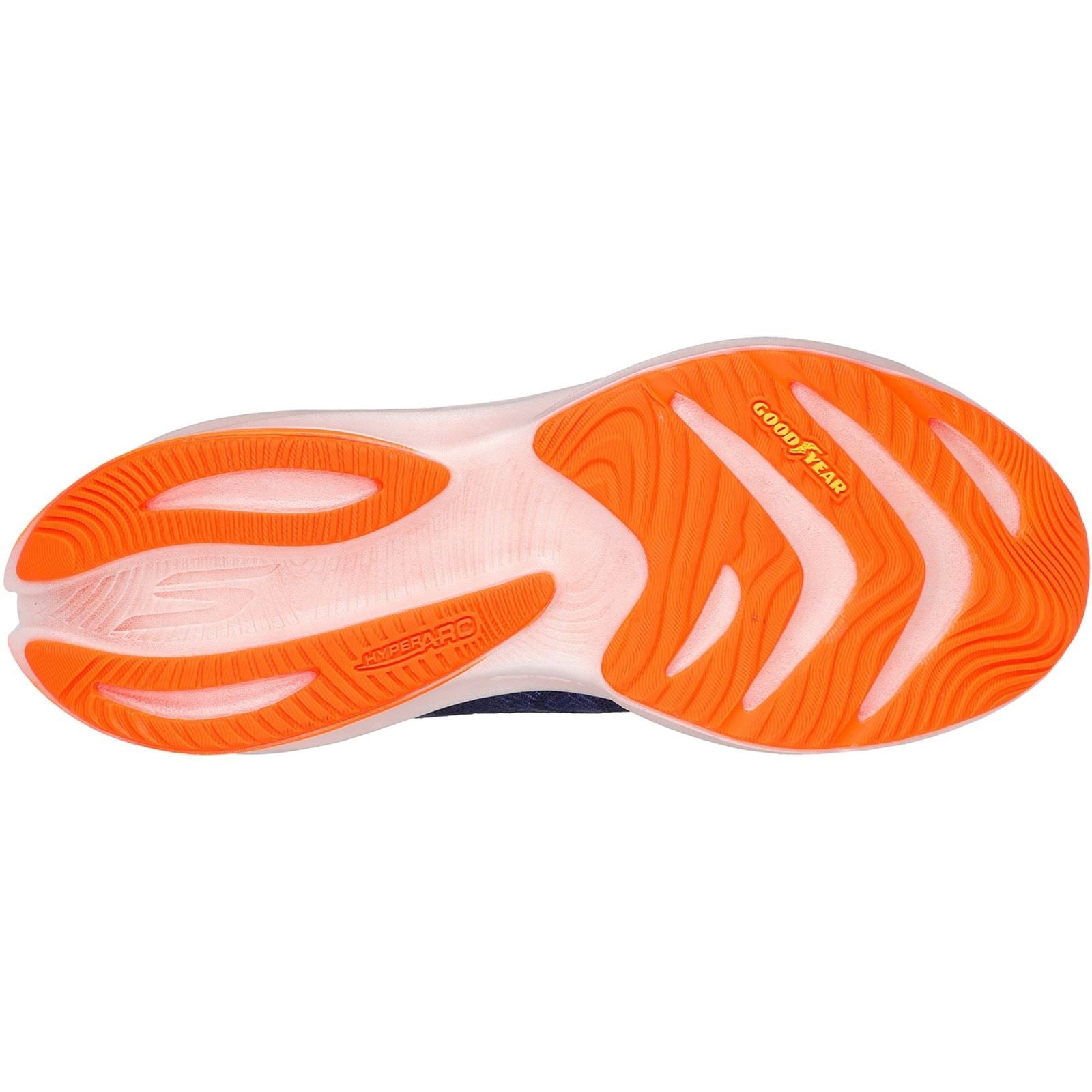 Skechers Performance GO RUN Ride 12 Textile Men's Navy/Orange Sneakers