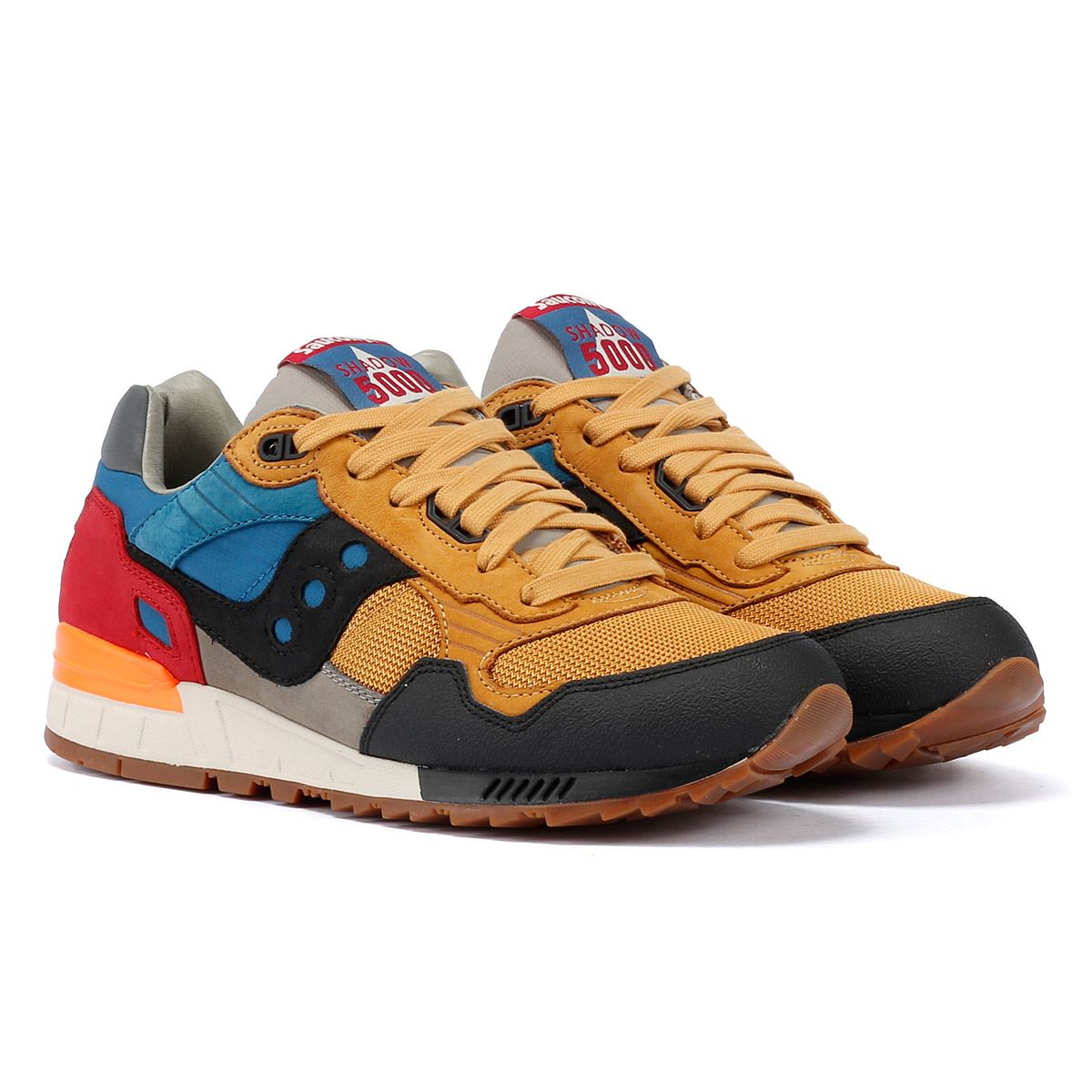 Saucony Shadow 5000 Leather Yellow/Multi Sneakers