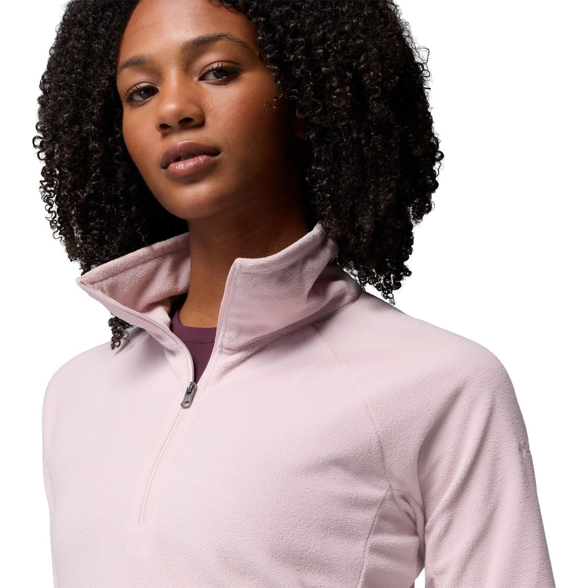 Columbia Glacial IV 1/2 Zip Polyester Women's Pink Fleece Pullover
