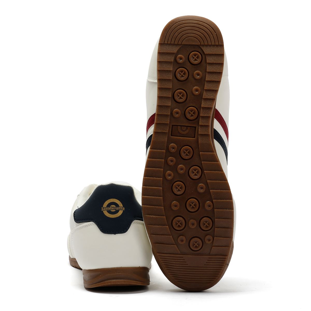 Lambretta Tackle Men's White/Navy Sneakers