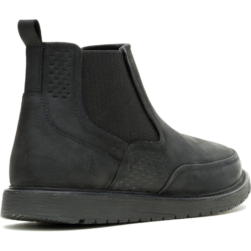 Hush Puppies Jenson Leather Men's Black Boots
