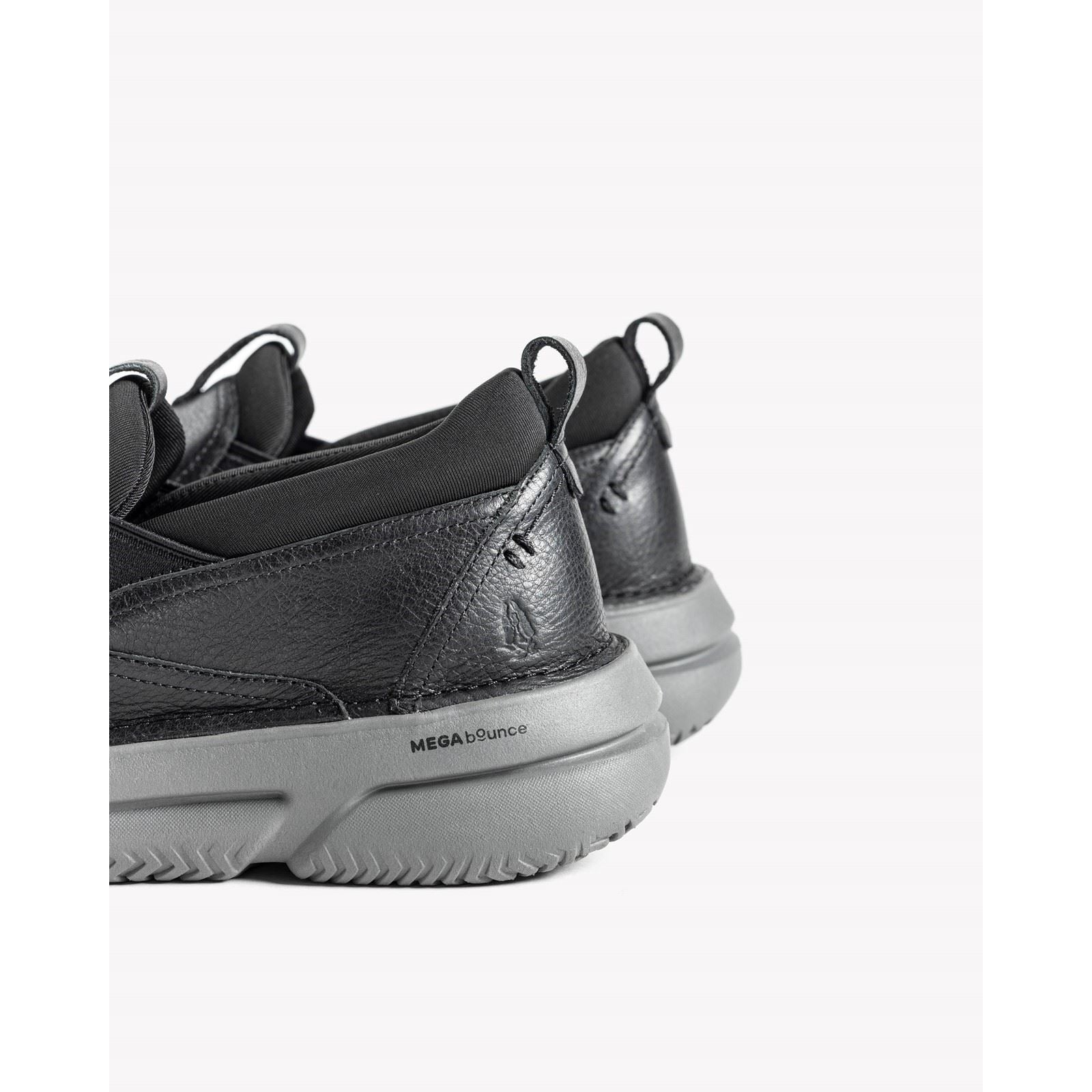 Hush Puppies Baylor Leather Men's Black Sneakers