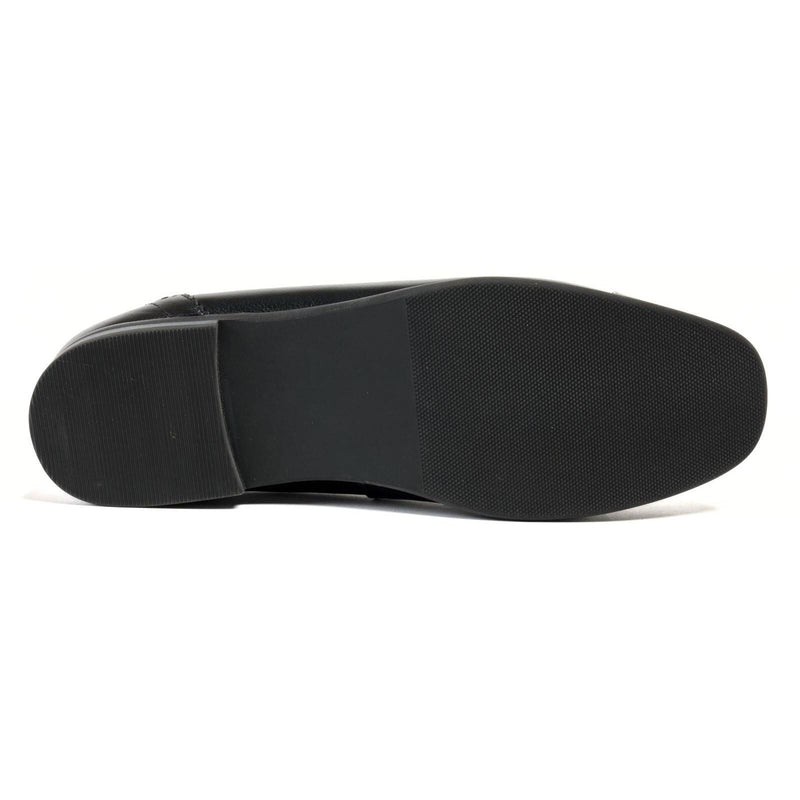 Pod Priya Leather Women's Black Flats