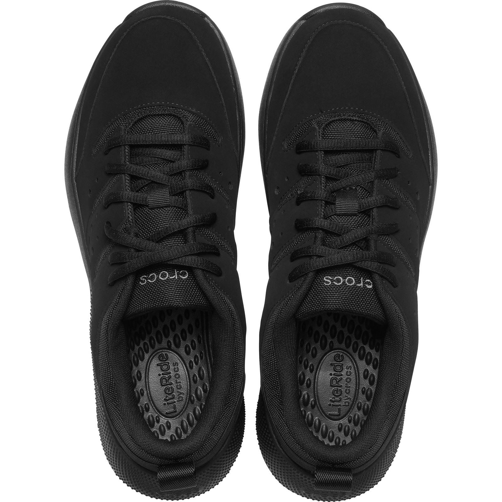 Crocs On the Clock Synthetic Men's Triple Black Sneakers