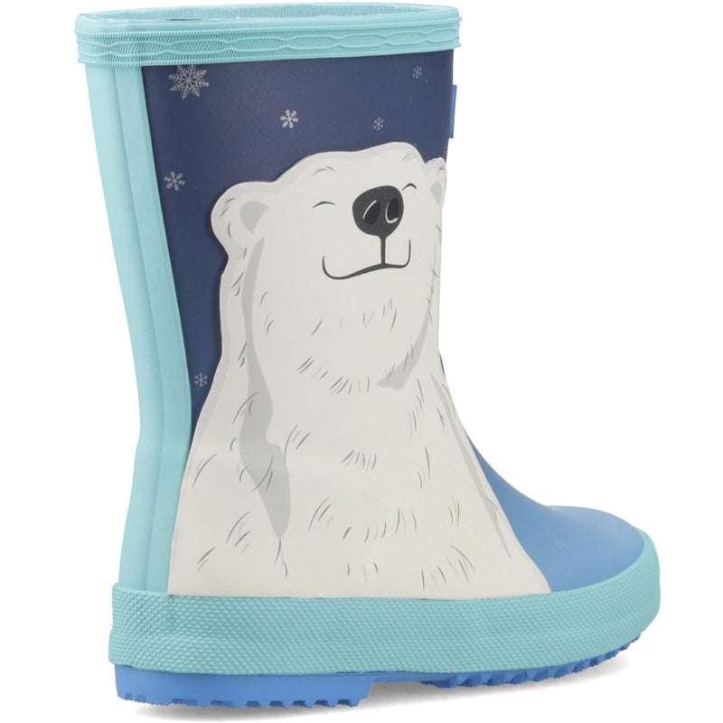 Hunter Kids First Insulated Boot Rubber Polar Bear Wellington Boots