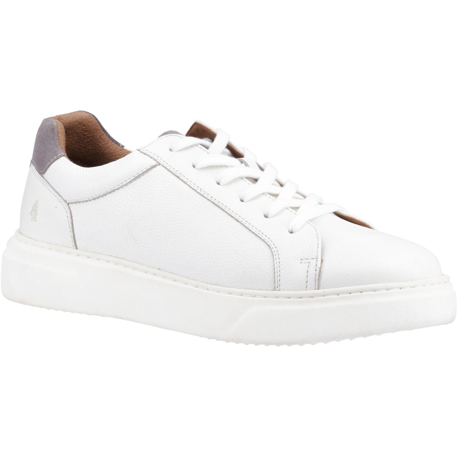 Hush Puppies Whelan Leather Men's White Sneakers