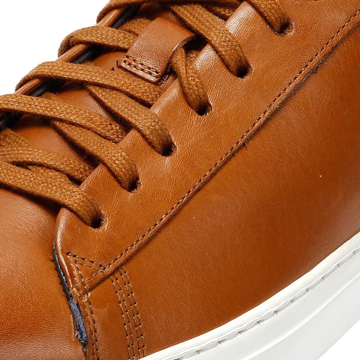Ben Sherman Ace Cupsole Leather Men's Tan Sneakers