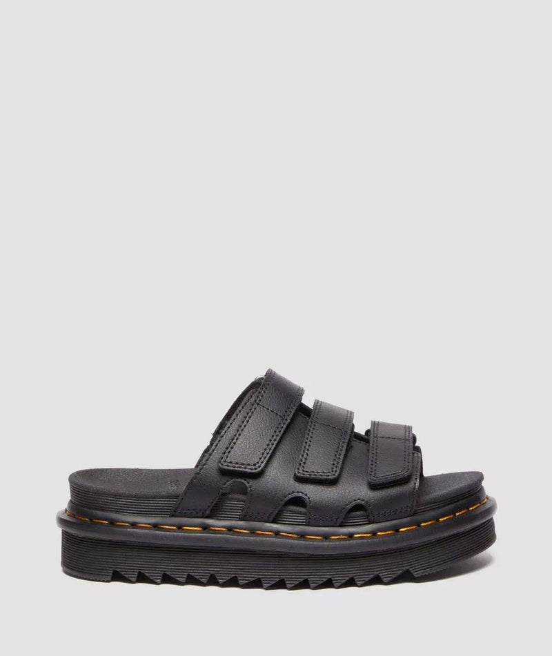Dr. Martens Raine Athena Leather Women's Black Slides