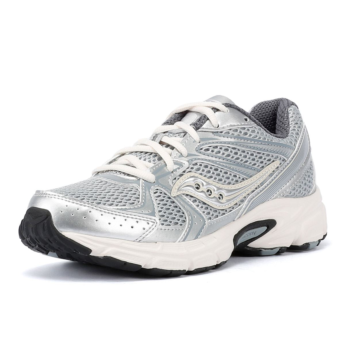Saucony Ride Millenium Silver/Cream Sneakers