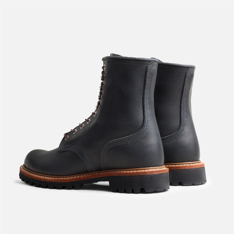Red Wing 8-Inch Logger Oil Leather Men's Black Boots