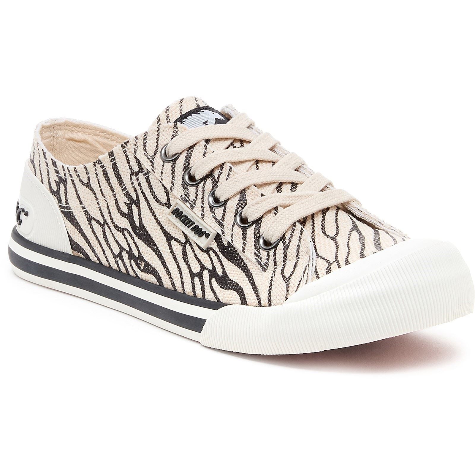 Rocket Dog Jazzin Wales Cotton Women's Black Sneakers