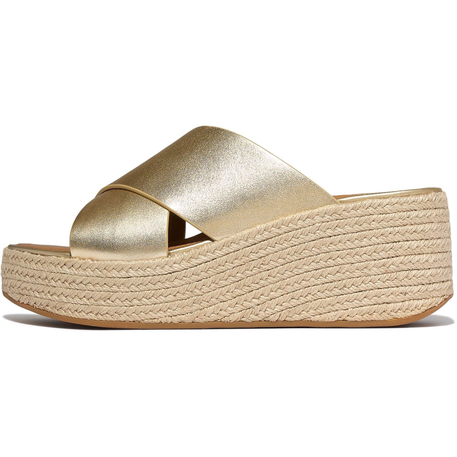 Fitflop Platfforms Leather Women's Platino Sandals